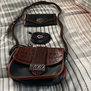Brighton leather purse, wallet and coin purse